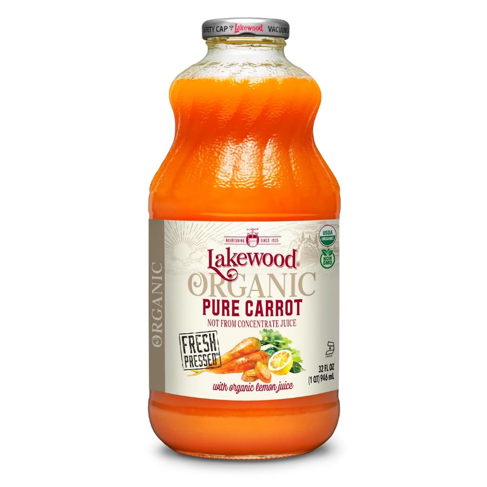 Amazon.com: Lakewood Organic Fresh Pressed Pure Carrot -- (1 X 32